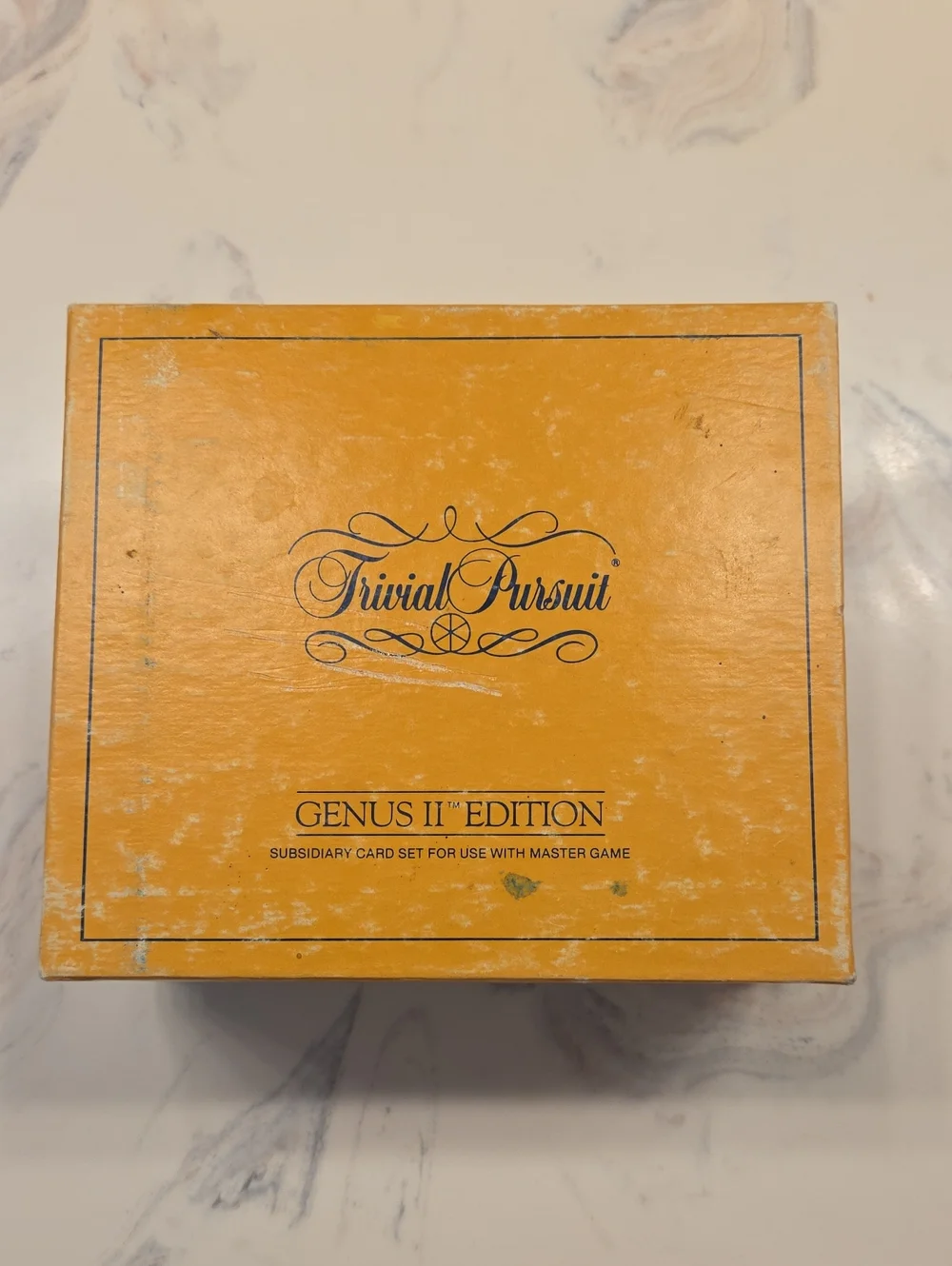 Trivial Pursuit Genus II Edition Subsidiary Casr Set 1984
